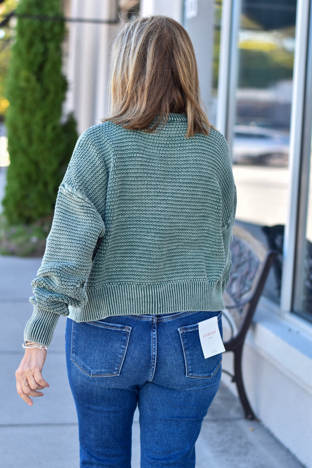Sagebrush Days Cotton Waffle Cardigan
