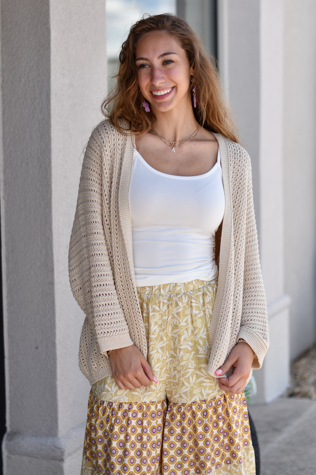 Natural Living Crochet Cardigan