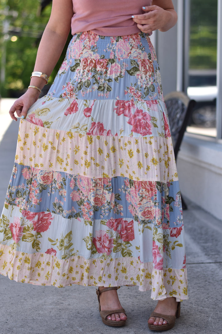 Rose Garden Tiered Skirt