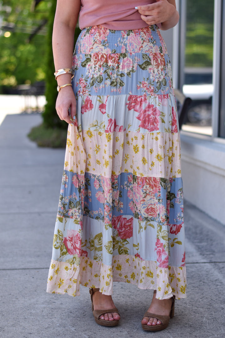 Rose Garden Tiered Skirt