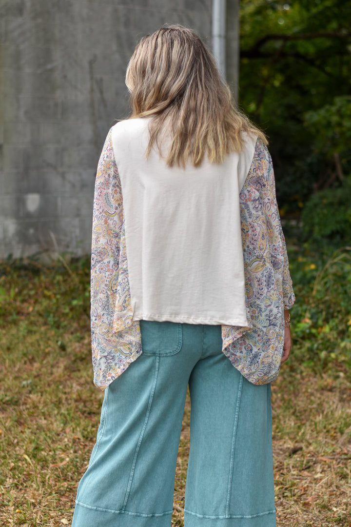Free Bird Boho Poncho Top
