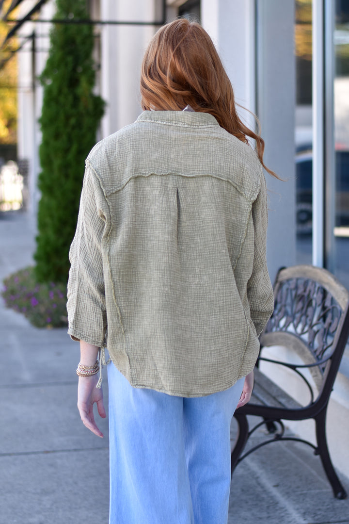 Driftwood Cotton Gauze Shirt