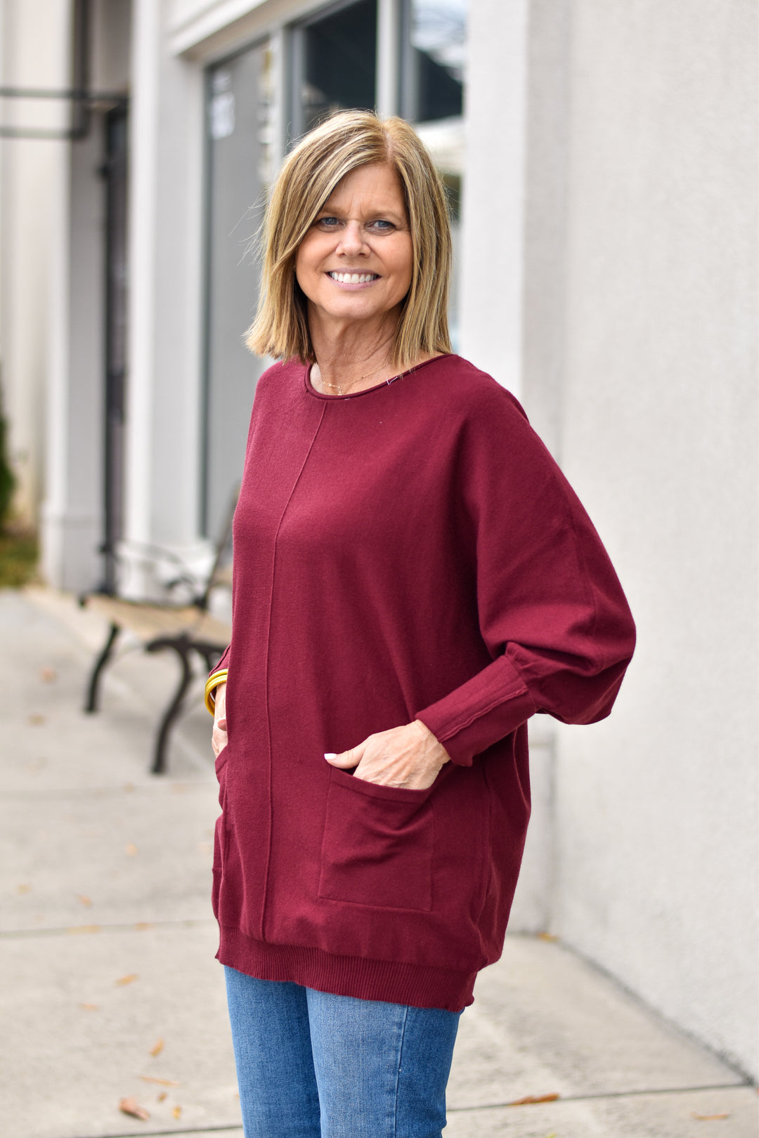 Tunic Pocket Sweater