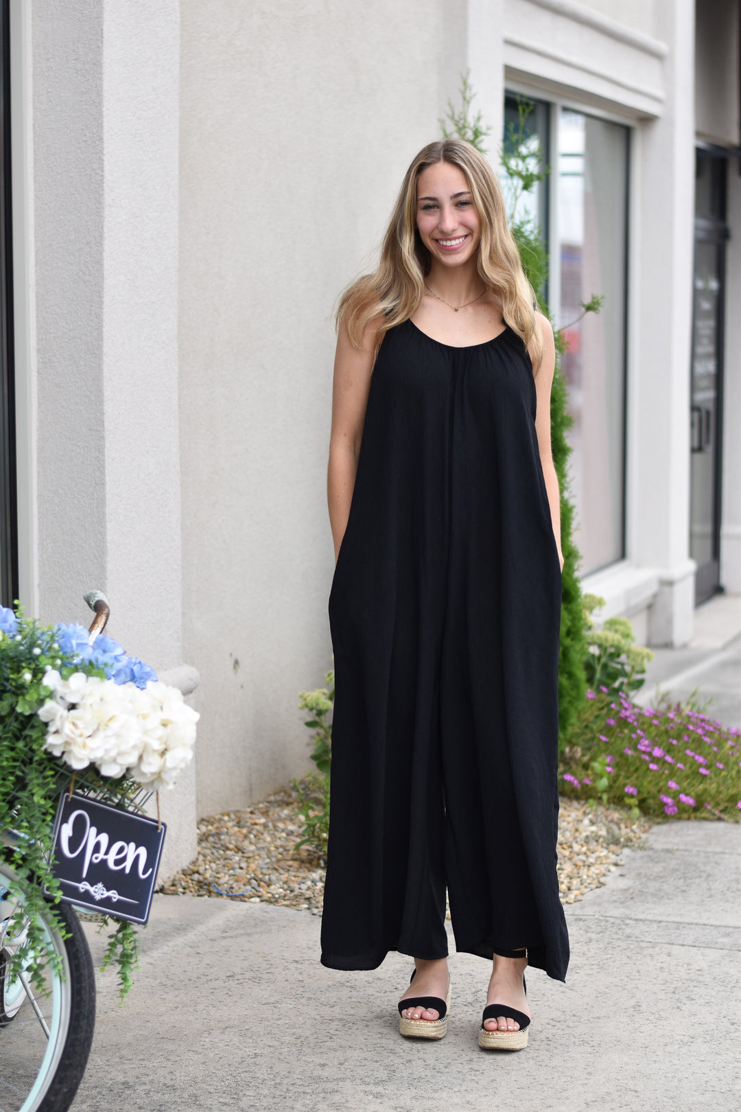 Delia Wide Leg Jumpsuit