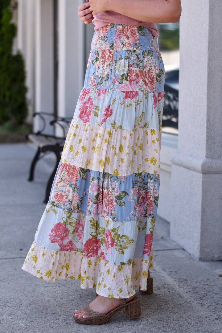 Rose Garden Tiered Skirt