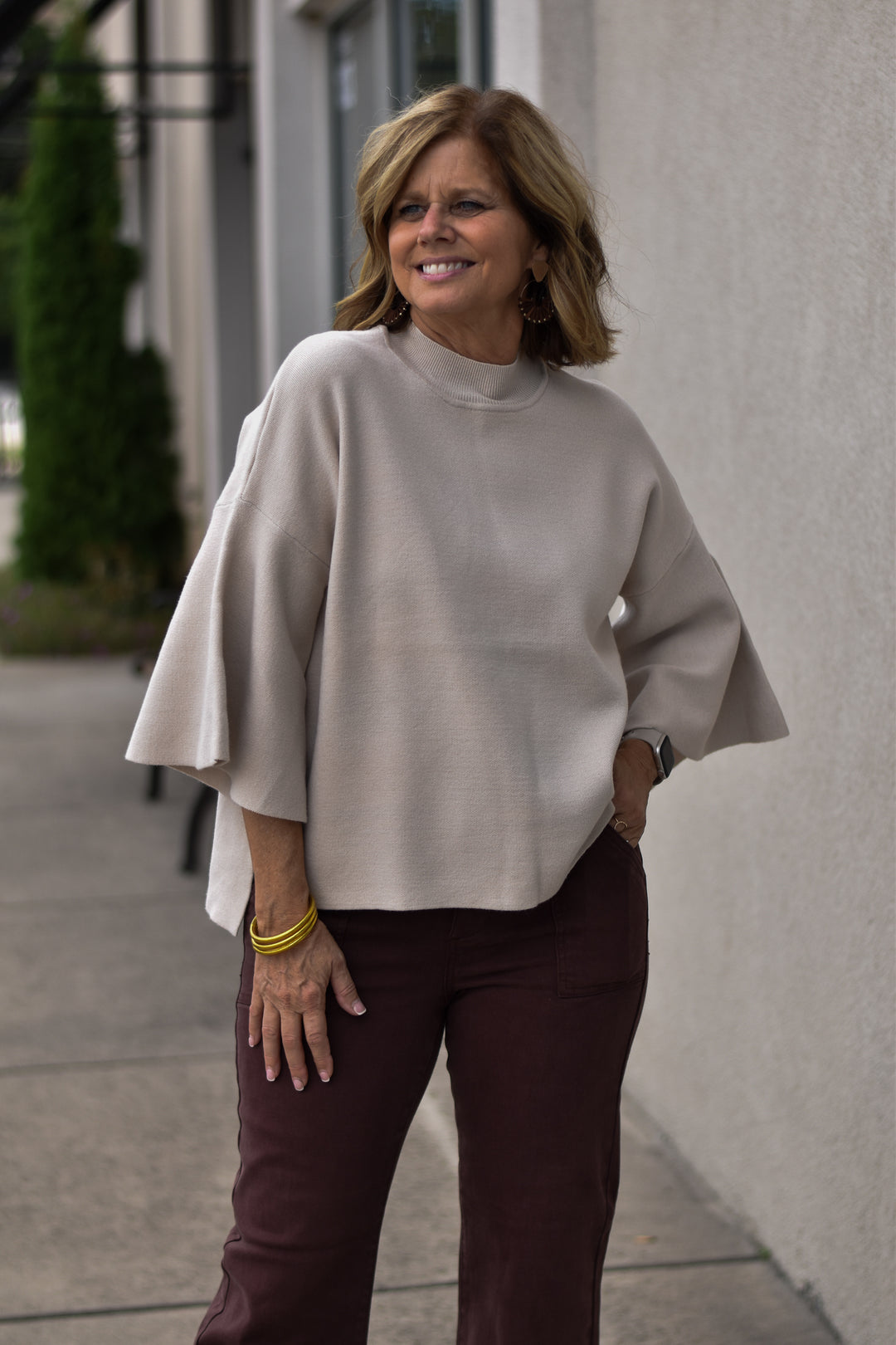 Lainey Bell Sleeve Sweater