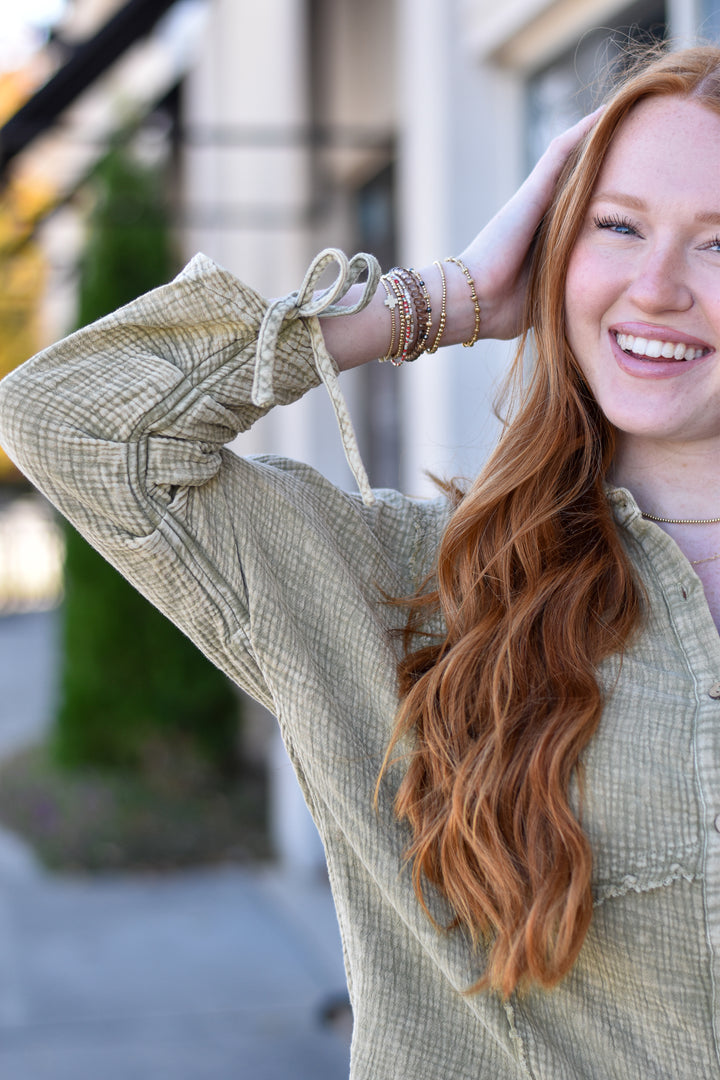 Driftwood Cotton Gauze Shirt