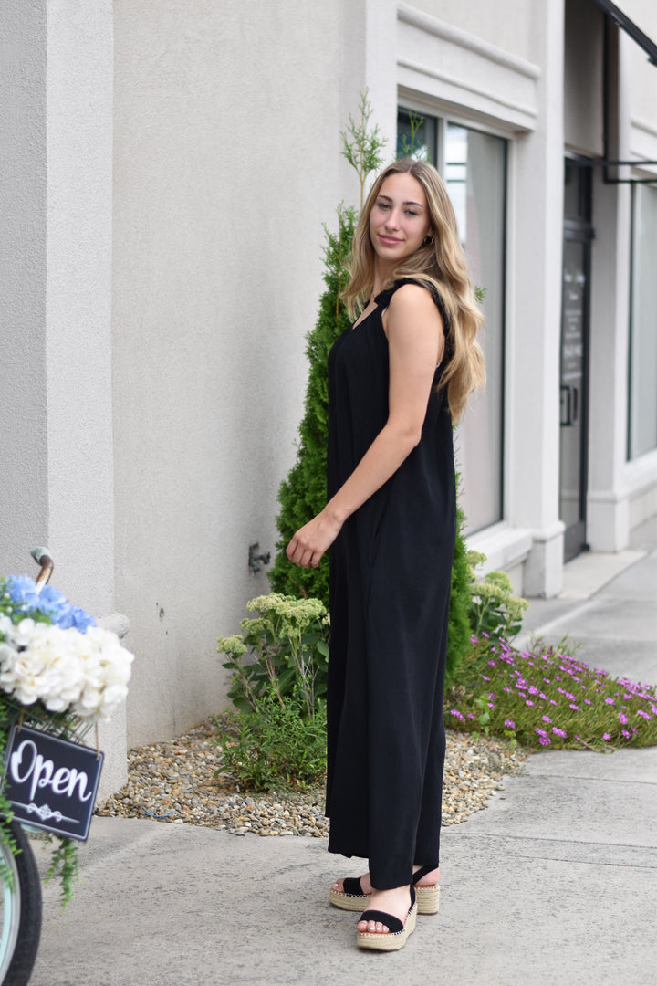 Delia Wide Leg Jumpsuit