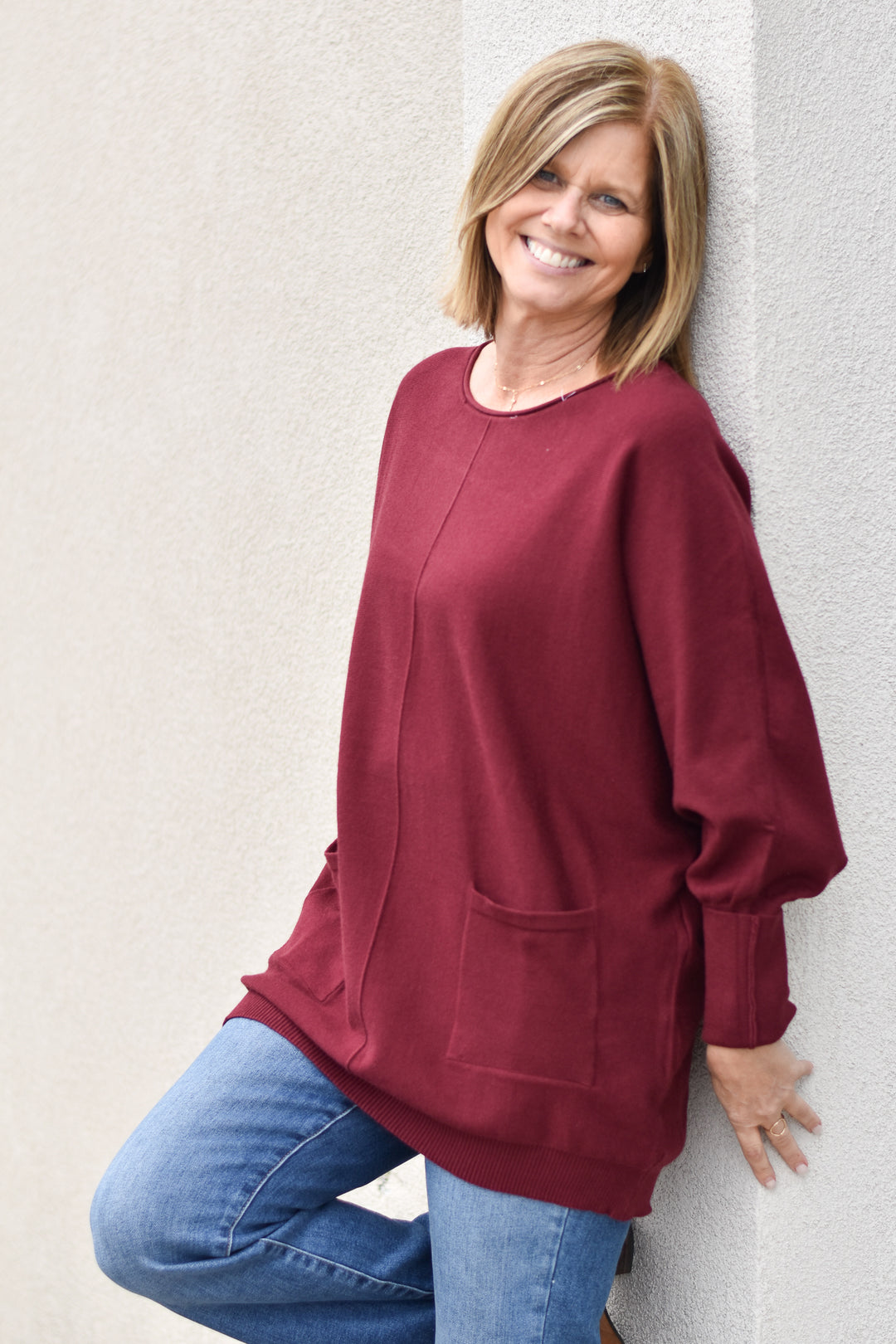 Tunic Pocket Sweater