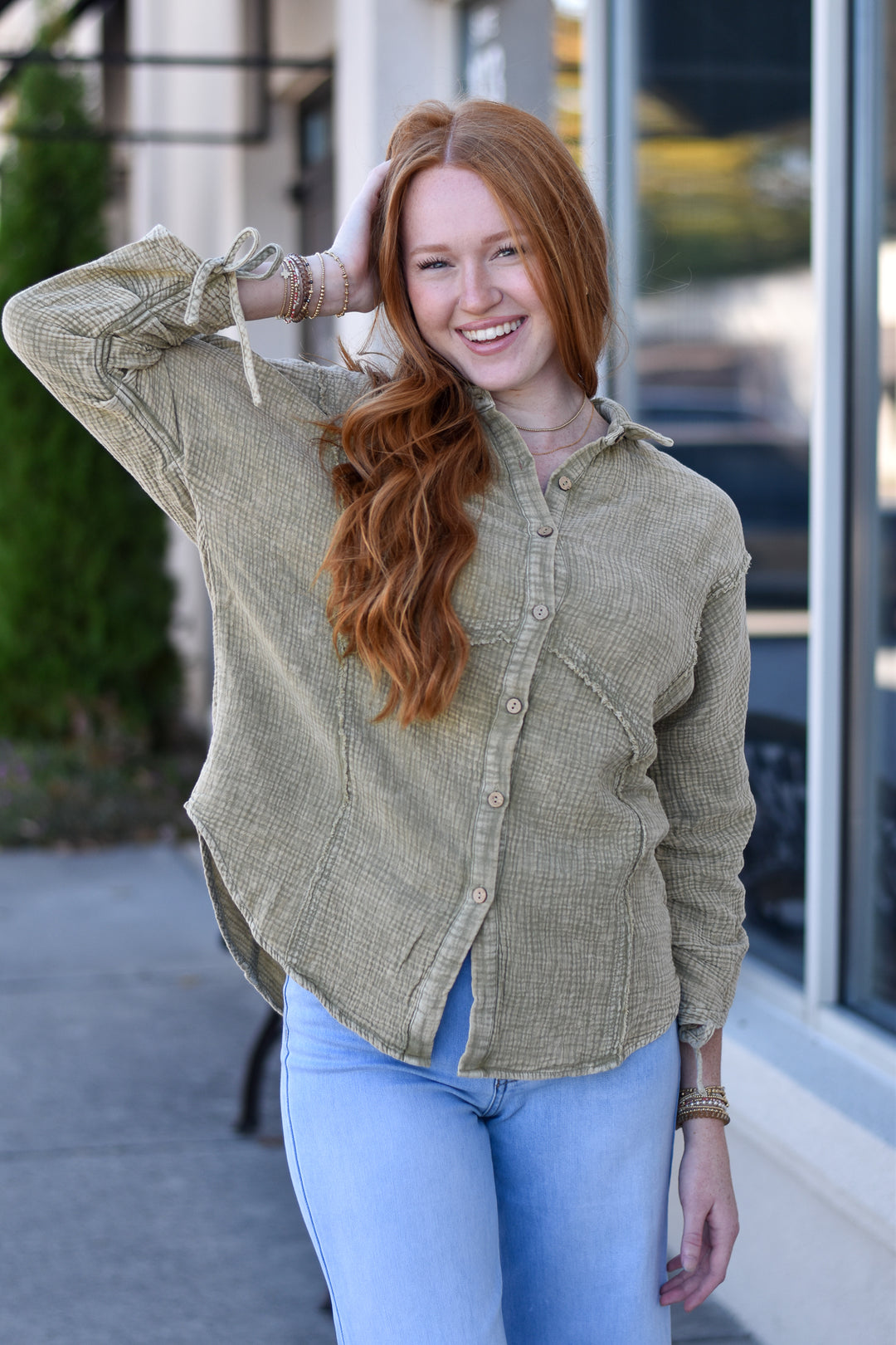 Driftwood Cotton Gauze Shirt