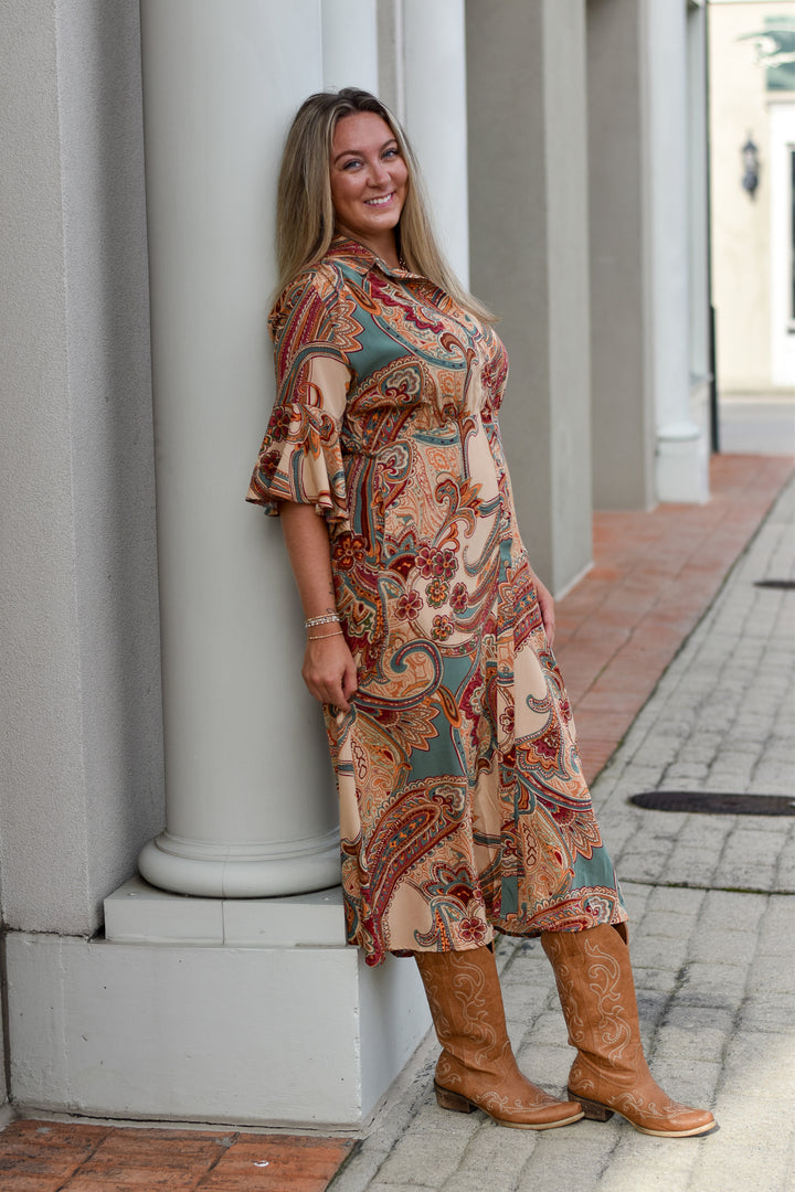 Wanderlust Paisley Dress