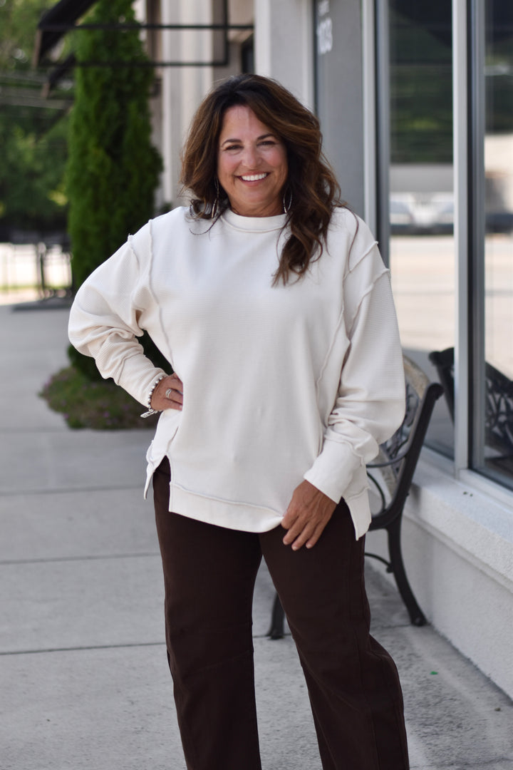 Vintage Washed Ease Pullover