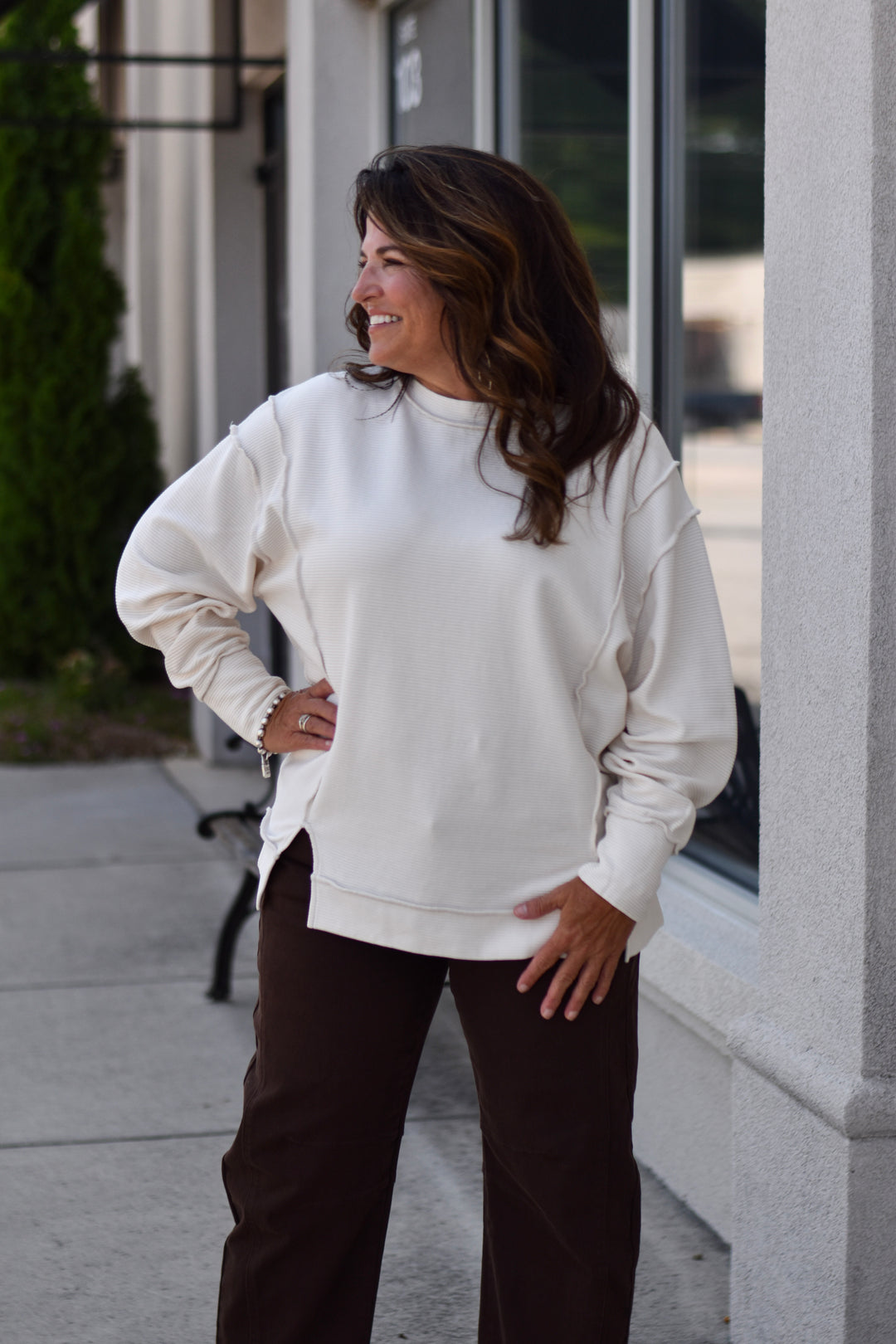 Vintage Washed Ease Pullover