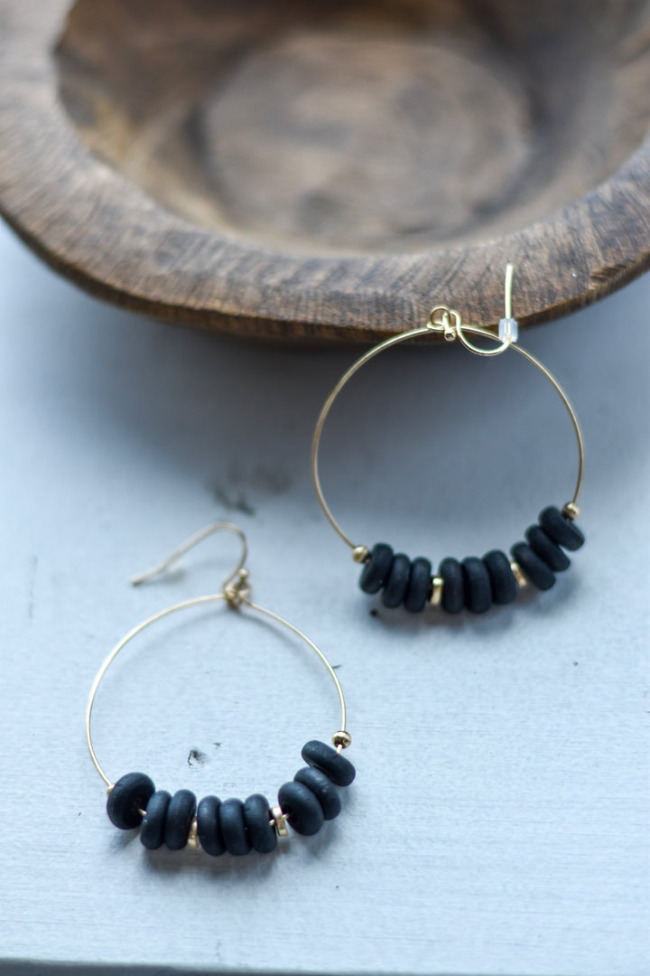 Golden Grove Beaded Earrings