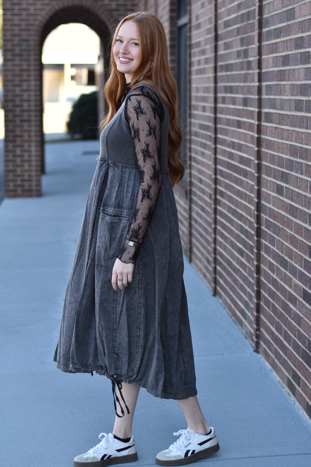 Mineral Drift Cargo Maxi Dress