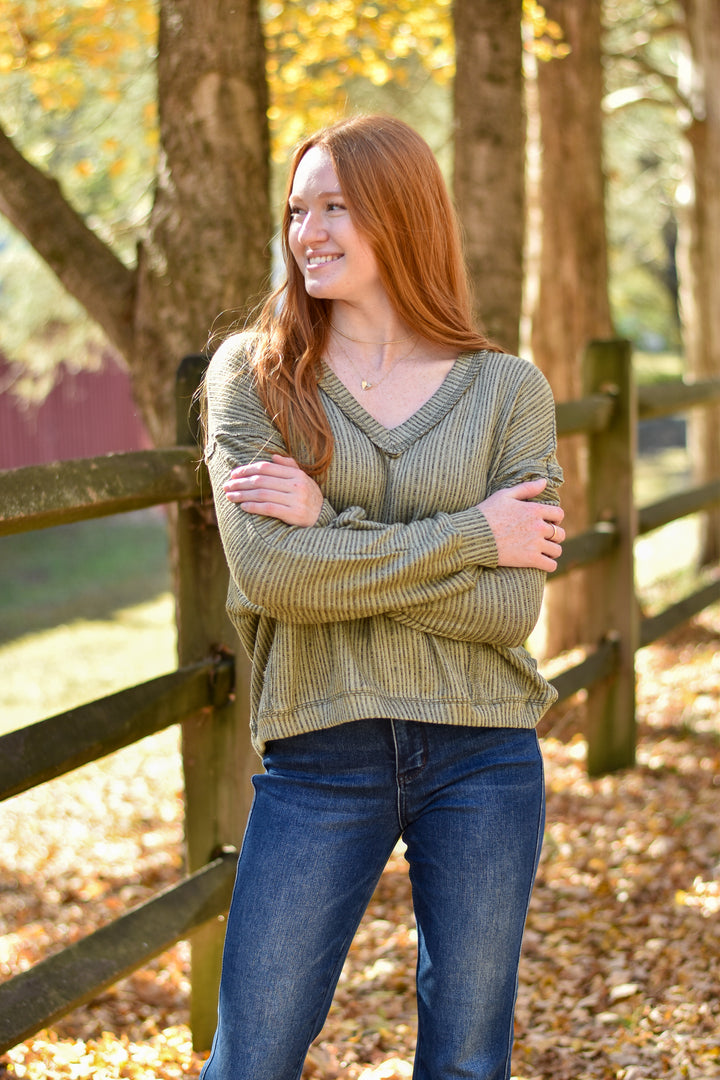 Cozy Cool Oversized Knit Top