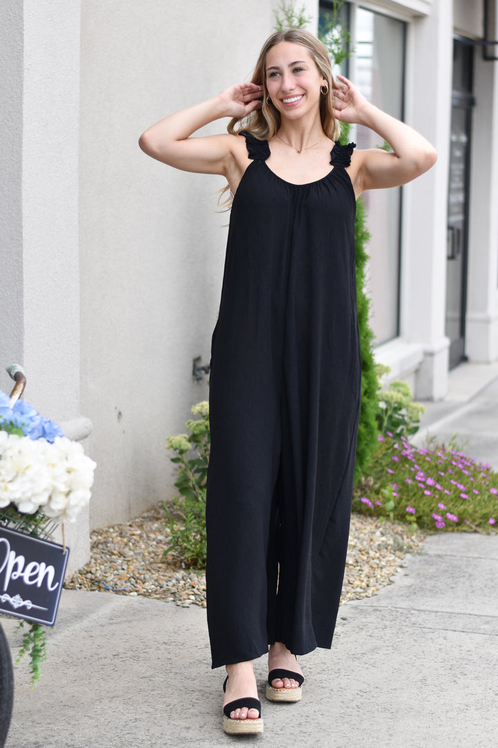 Delia Wide Leg Jumpsuit