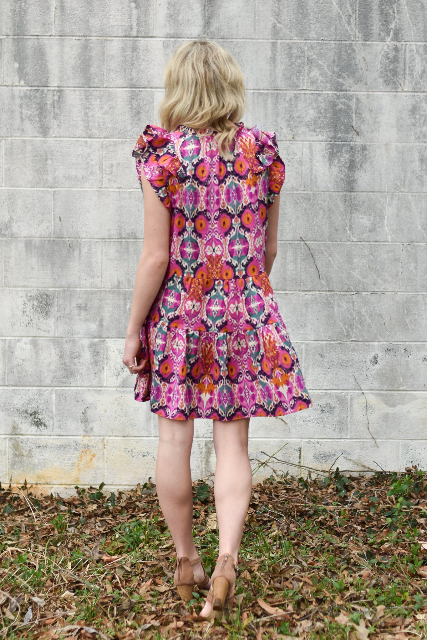 Lily Ruffle Mini Dress