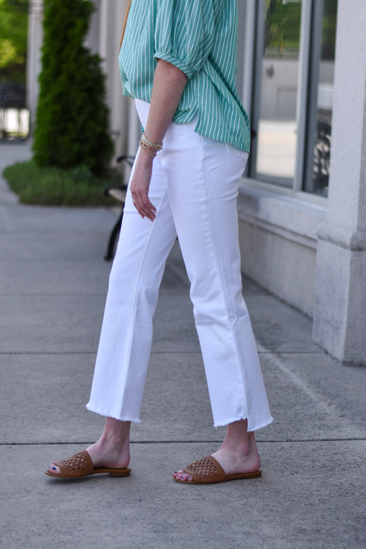 Flying Monkey Crop Flare Jeans
