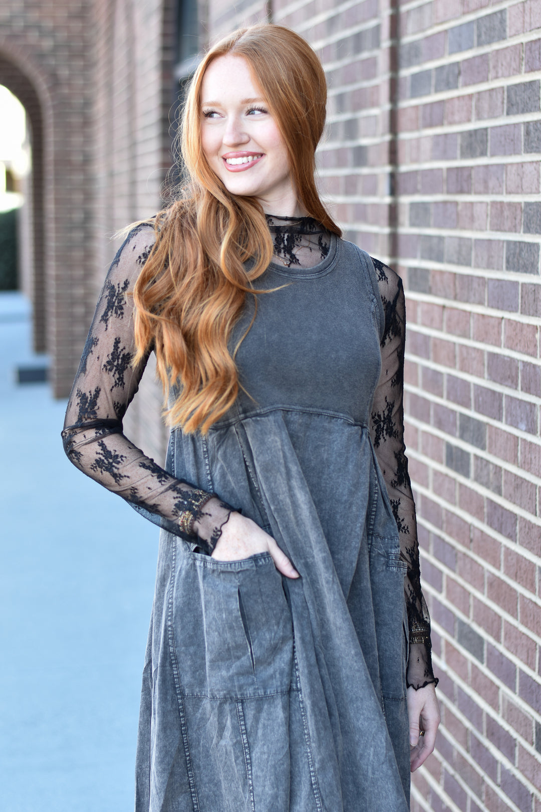 Mineral Drift Cargo Maxi Dress