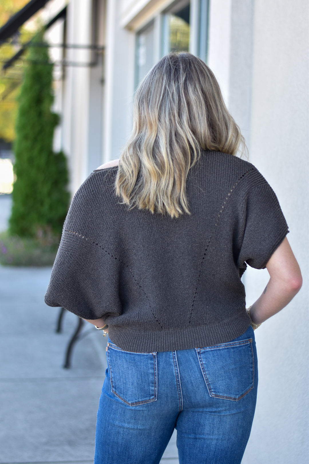 Ember Drift Sweater Top