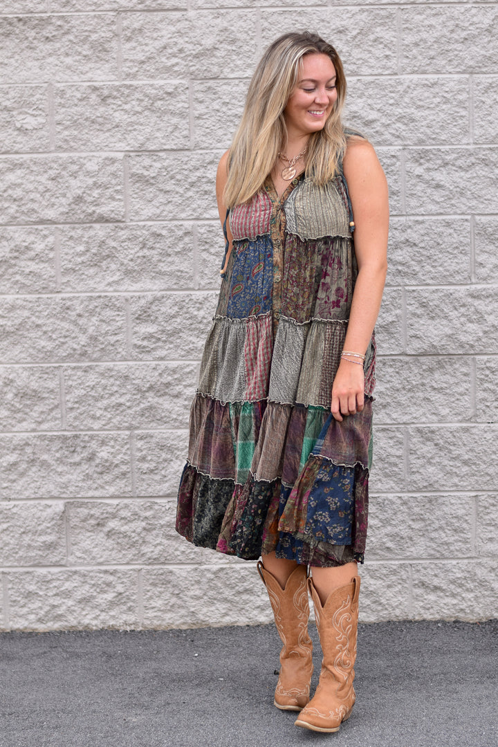 Wanderlust Patchwork Maxi Duster