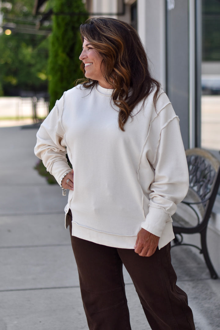 Vintage Washed Ease Pullover