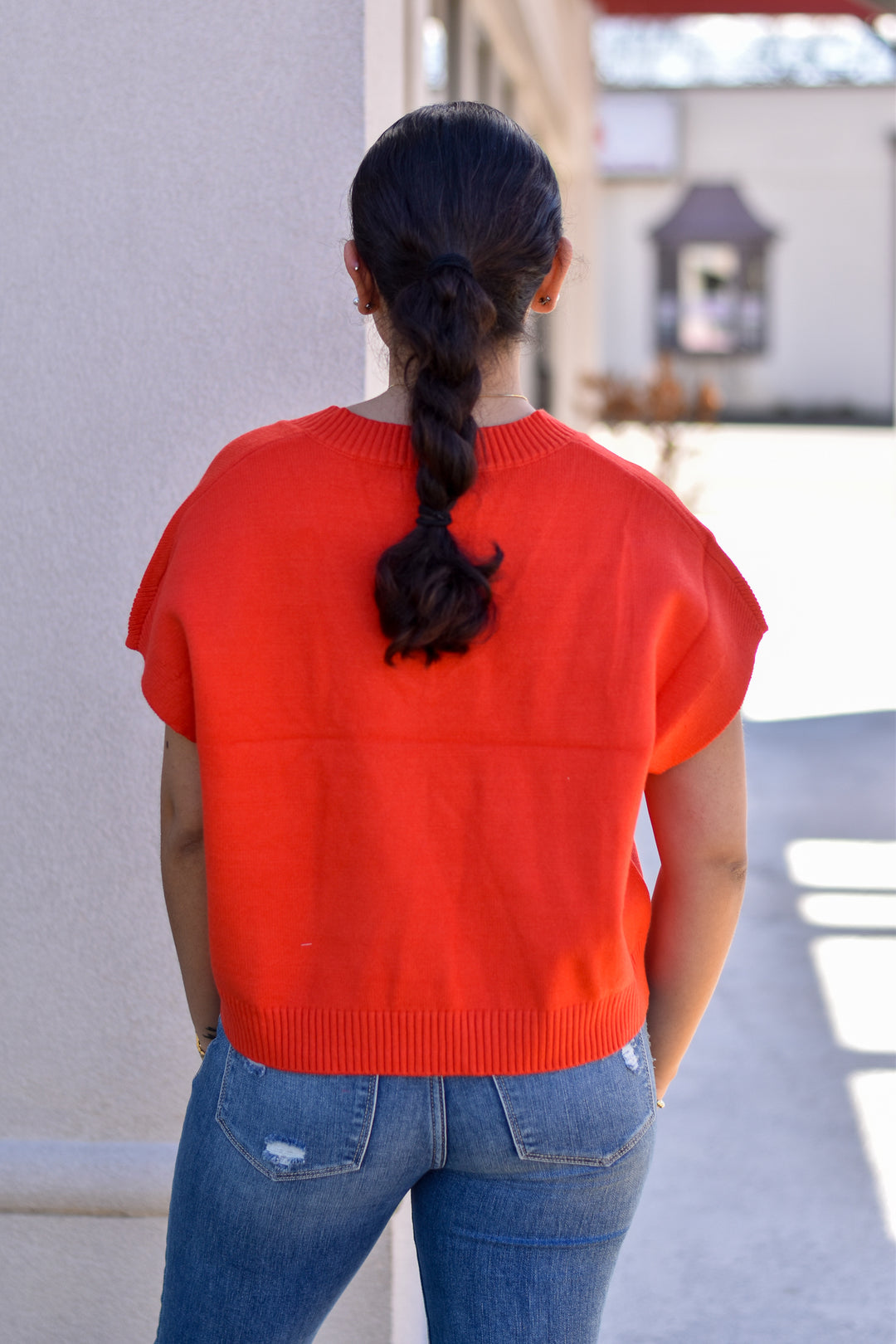 Sweetheart V-Neck Sweater