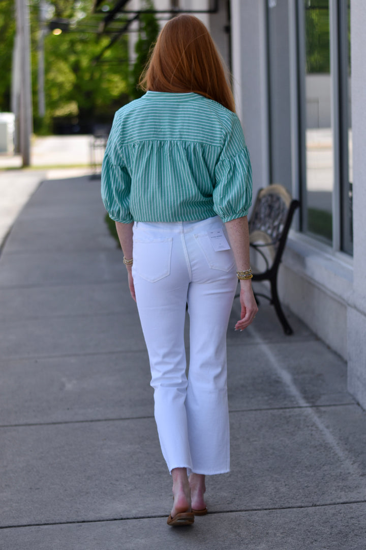 Flying Monkey Crop Flare Jeans