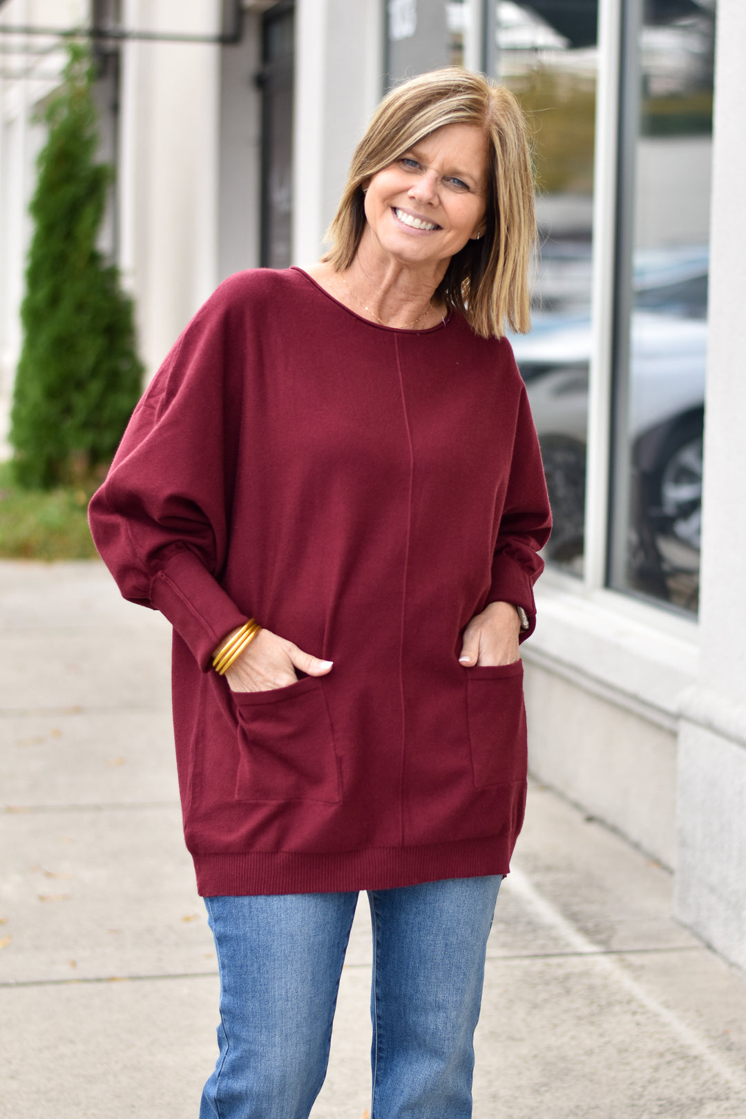 Tunic Pocket Sweater