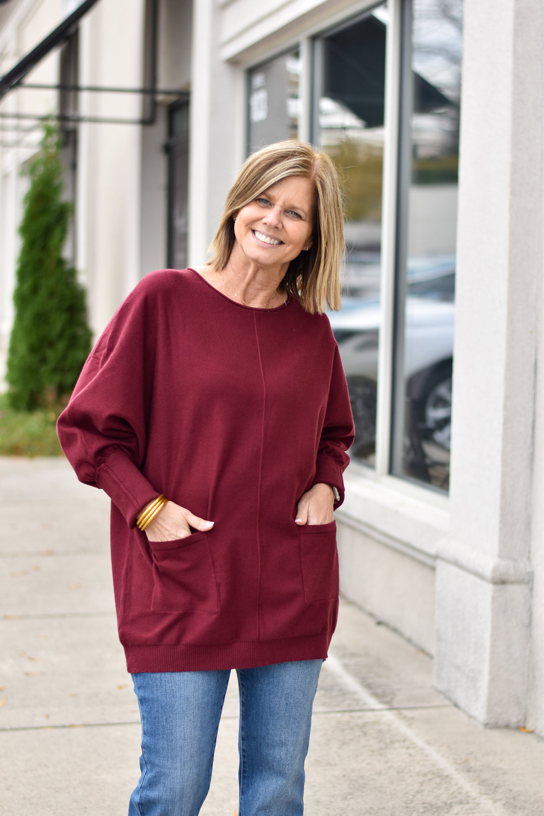 Tunic Pocket Sweater