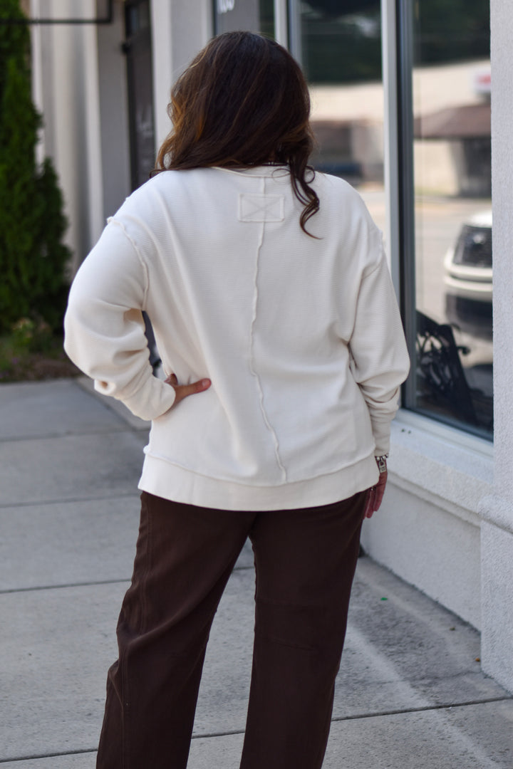 Vintage Washed Ease Pullover