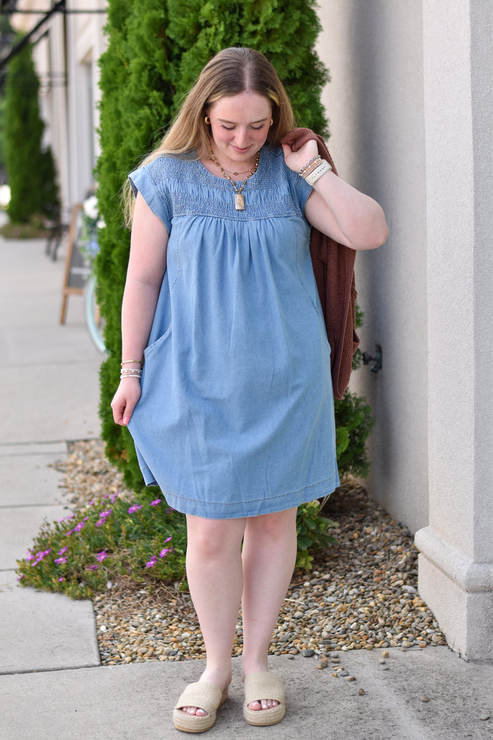 Umgee Denim Days Dress