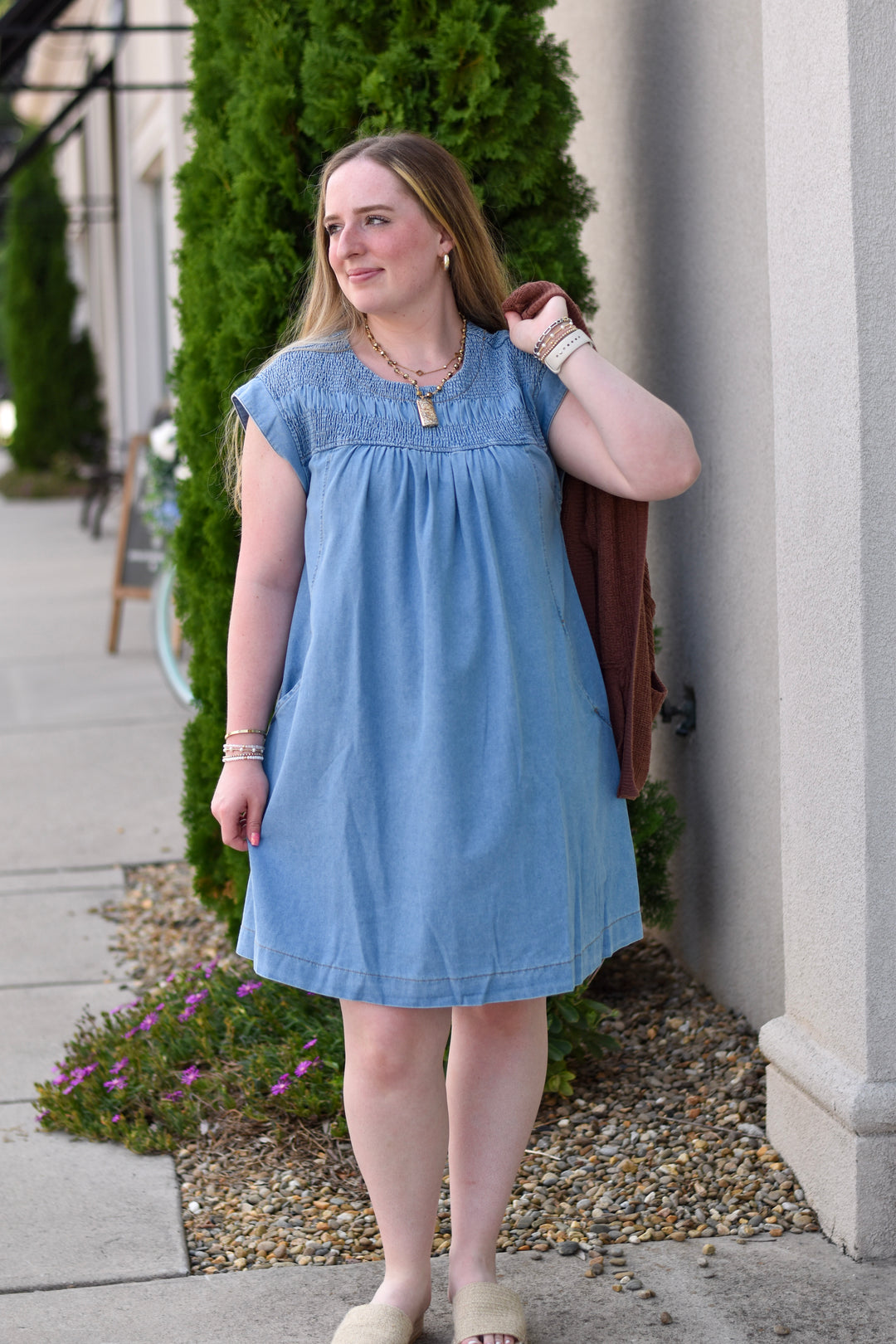 Umgee Denim Days Dress