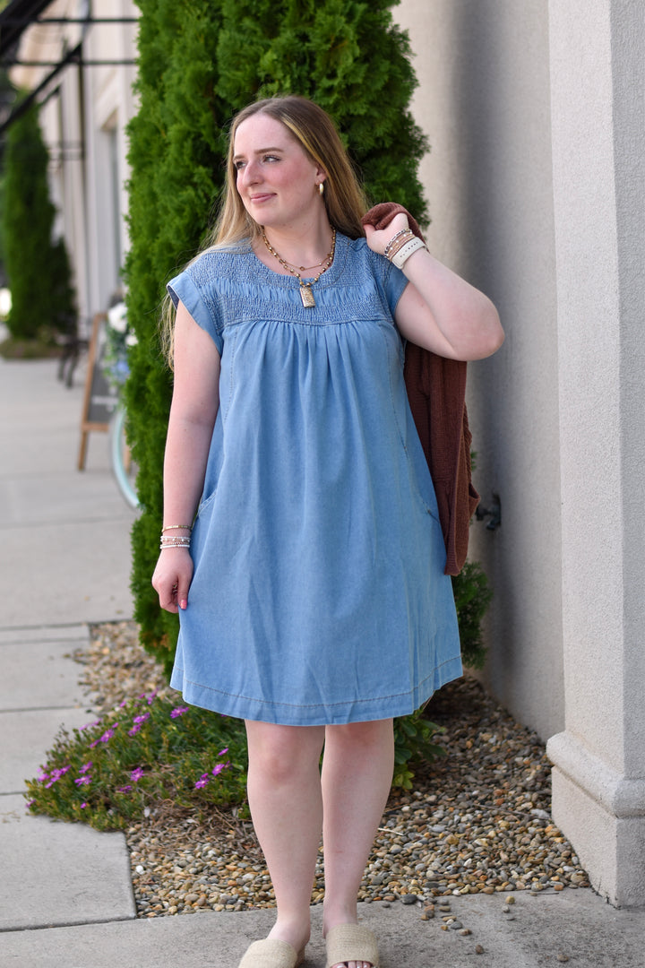 Umgee Denim Days Dress