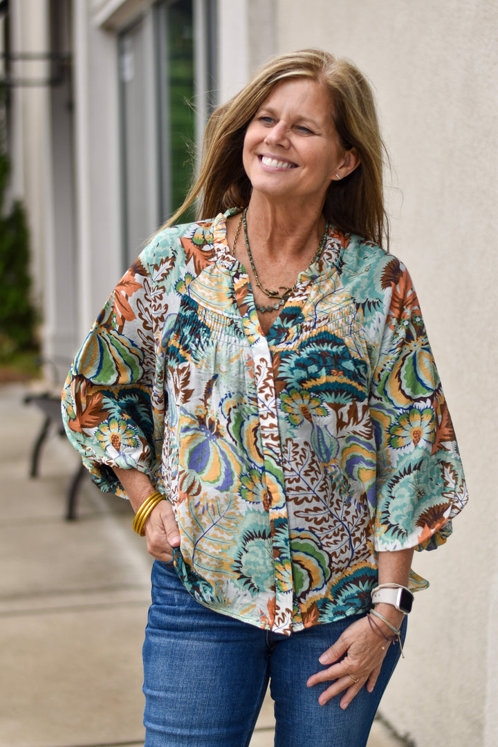 Autumn Artist Blouse
