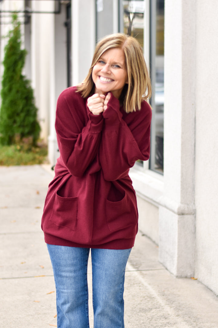 Tunic Pocket Sweater