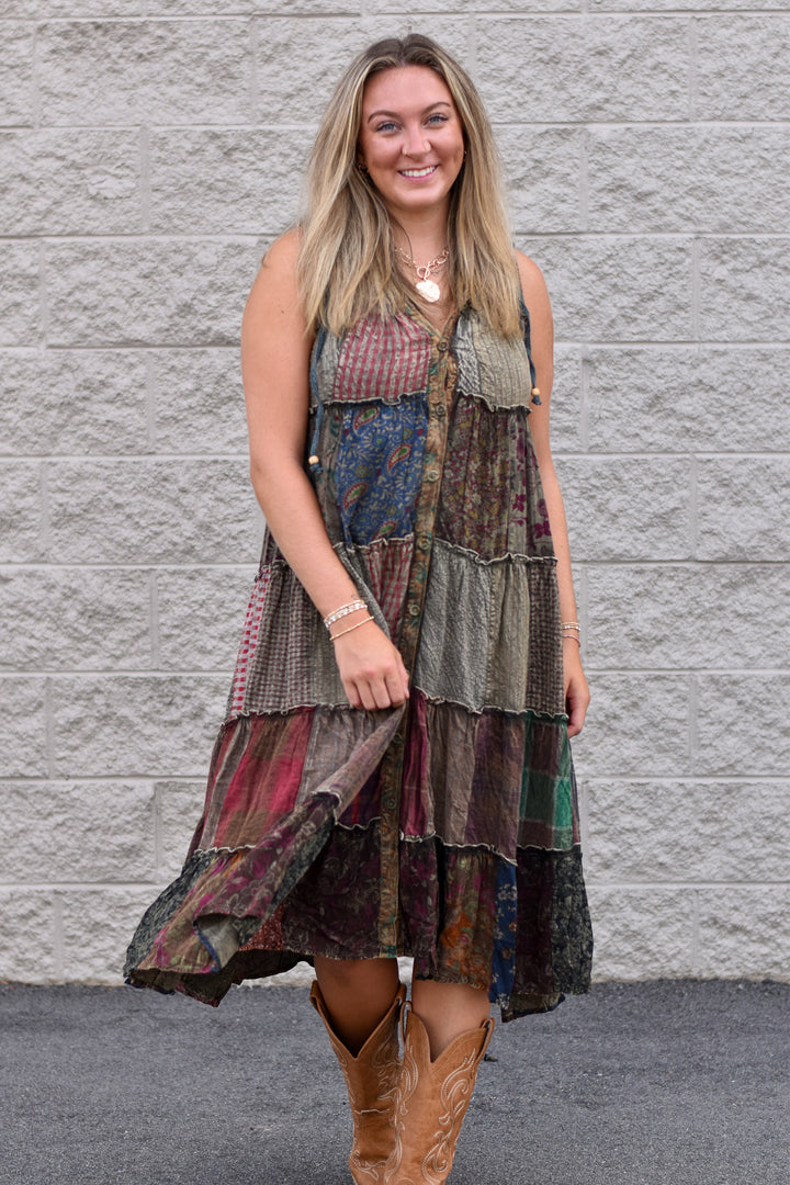 Wanderlust Patchwork Maxi Duster