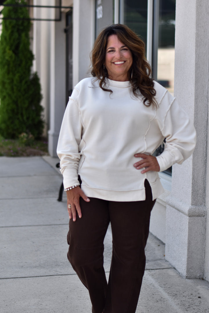Vintage Washed Ease Pullover