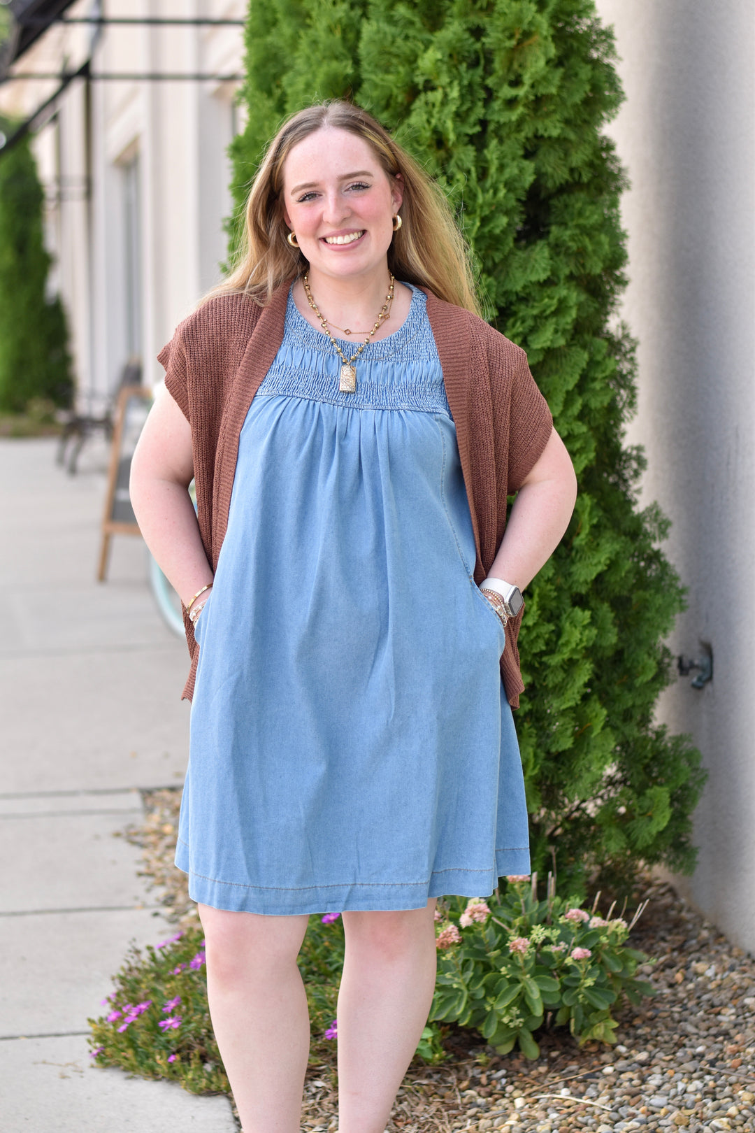 Umgee Denim Days Dress