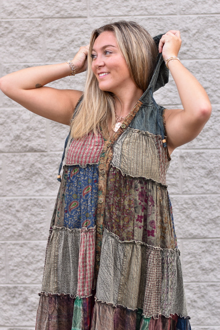Wanderlust Patchwork Maxi Duster