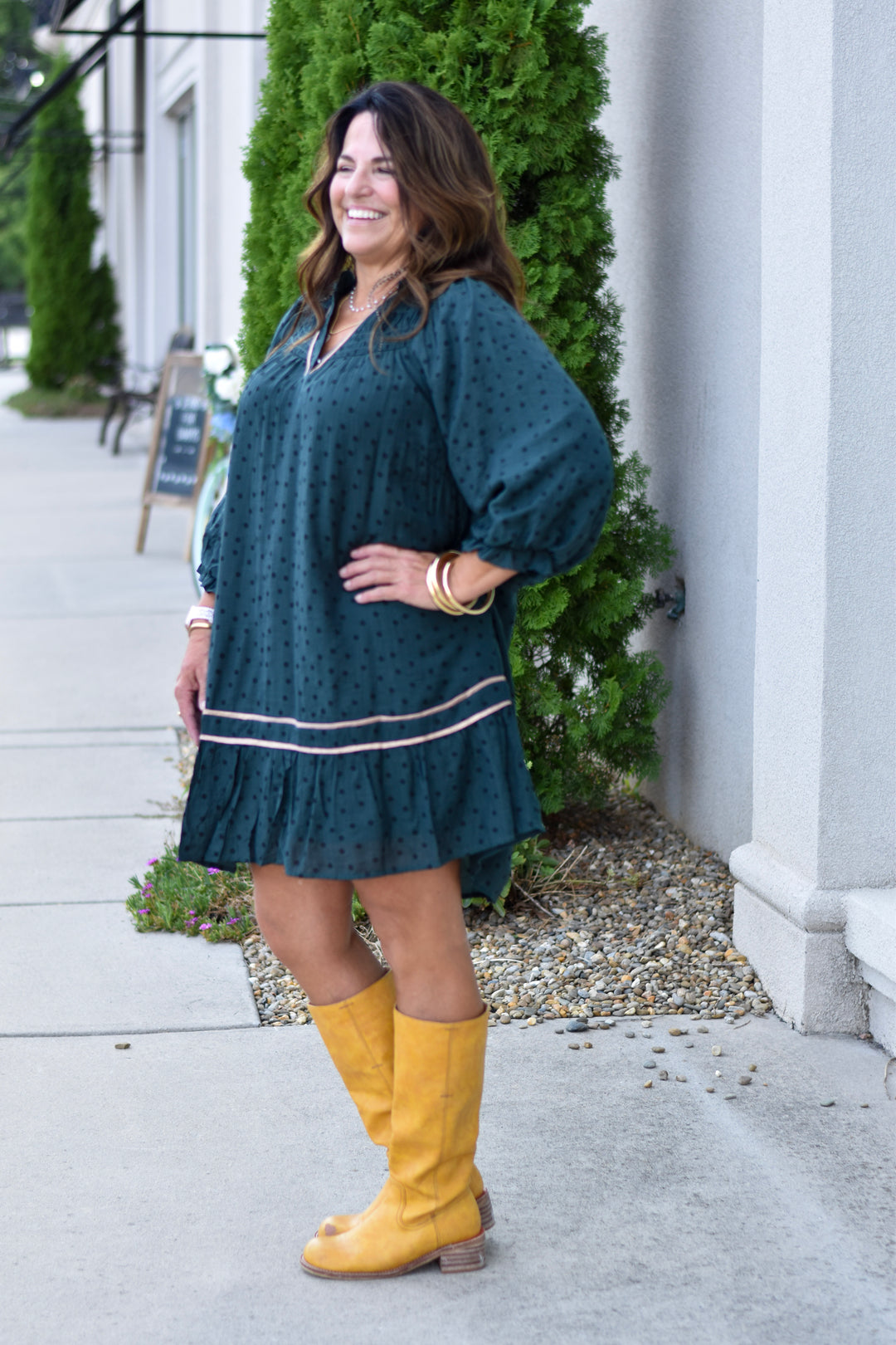 Umgee Polka Dot Dress