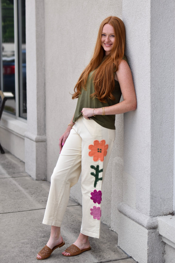 Enchanted Garden Straight Leg Denim