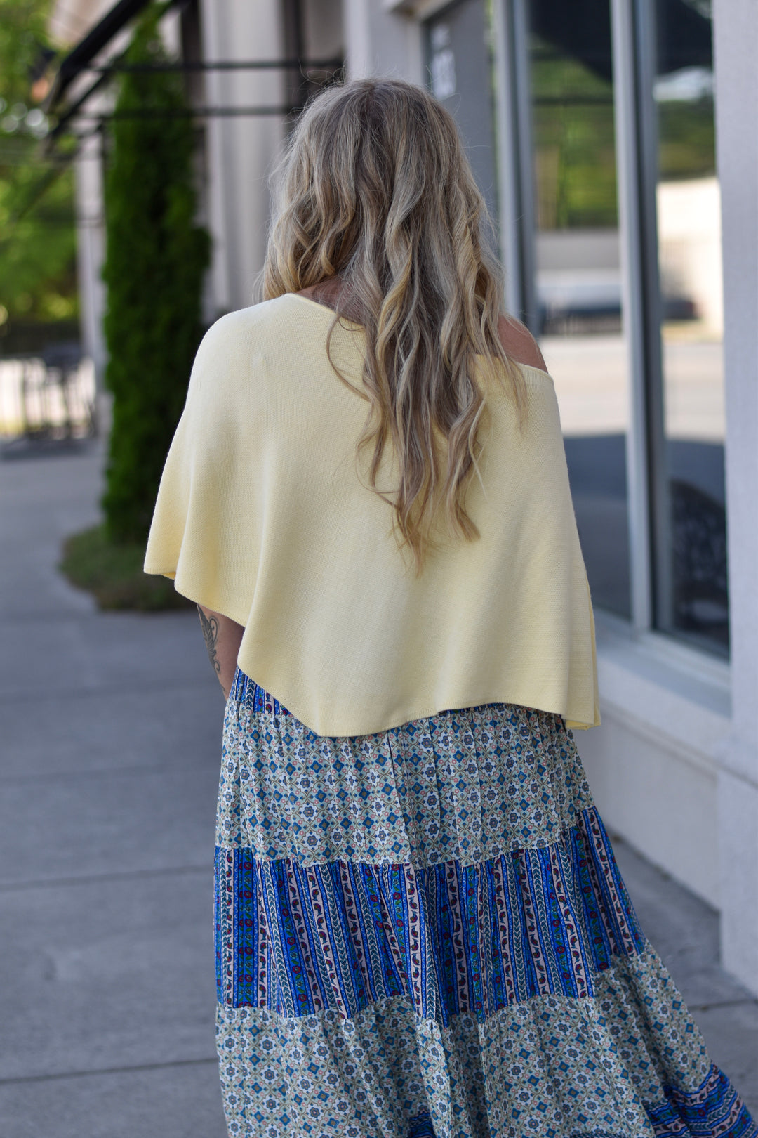 Glow Knit Poncho