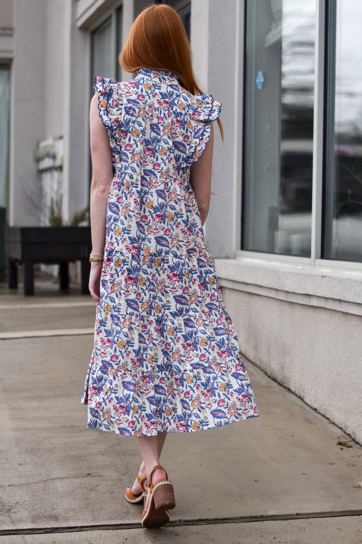 Floral Garden Tiered Dress