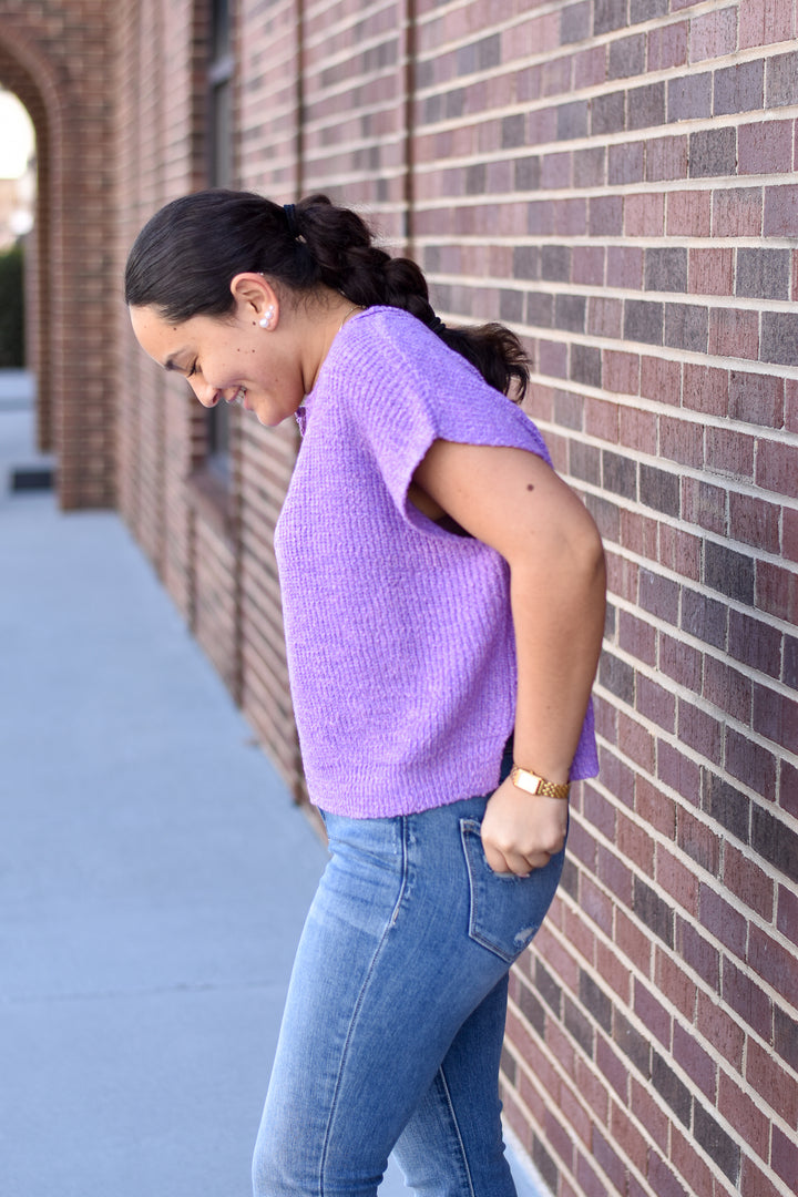 Lilac Breeze Boho Sweater