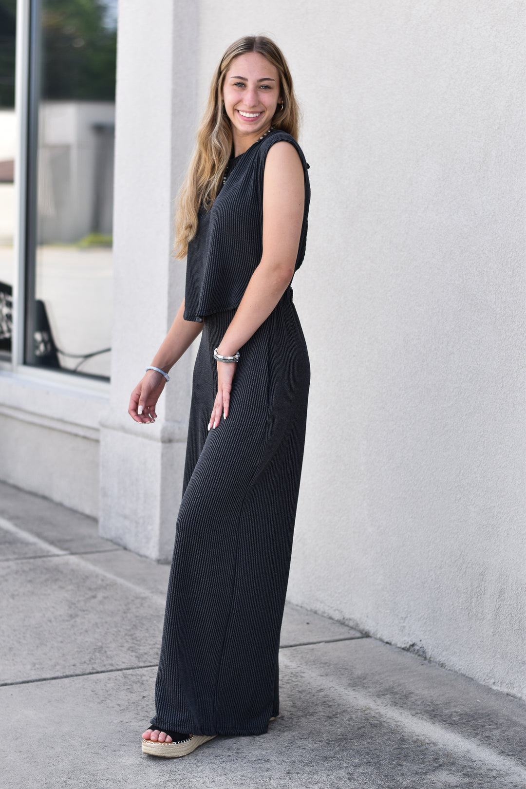 Date Night Reversible Wide Leg Jumpsuit