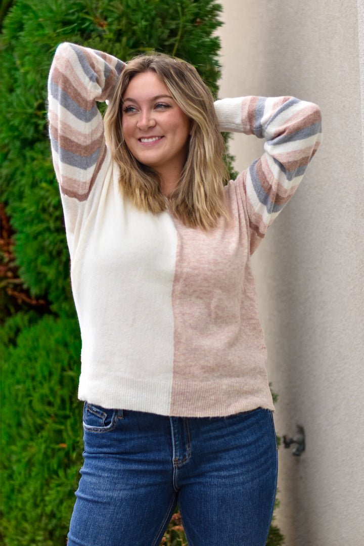 Colorblock Softness Sweater
