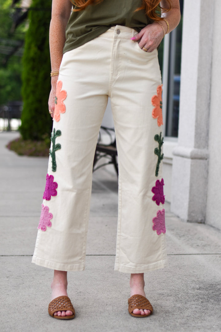 Enchanted Garden Straight Leg Denim