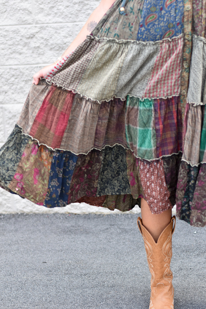 Wanderlust Patchwork Maxi Duster